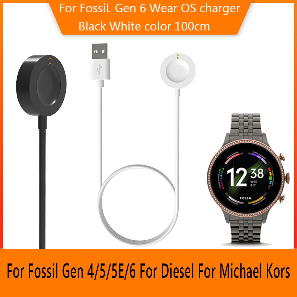 Fossil Watches Smartwatch Charger - Smartwatch Charging Cable for Fossil Gen6/Gen5/Gen4/Venture/Explorer/Diesel