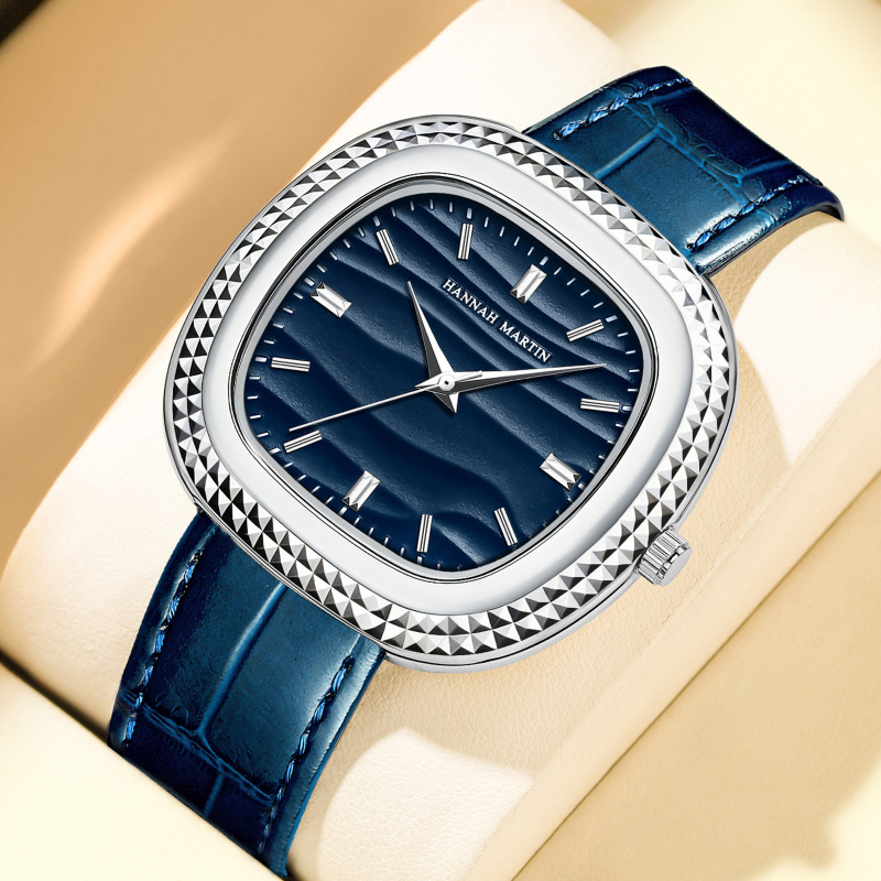 Smartwatch Ladies Watches Branded - ZHANGU Brand Watch Black Leather Oval