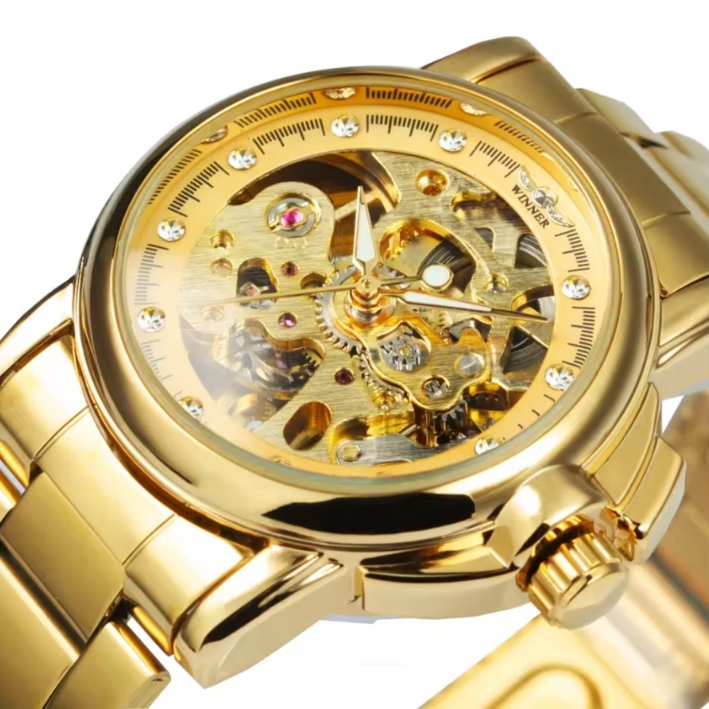 Skeleton Mechanical Watch - Women's Automatic Mechanical Watch with Skeleton