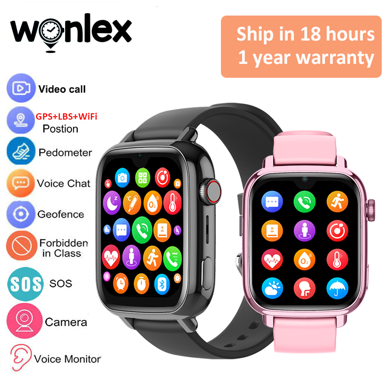 Watch Esim - Wonlex KT34 Children's Smart Watch 4G