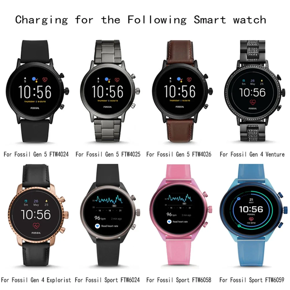 Fossil Watches Smartwatch Gen 4 - Charging Cable Power Supply for Fossil