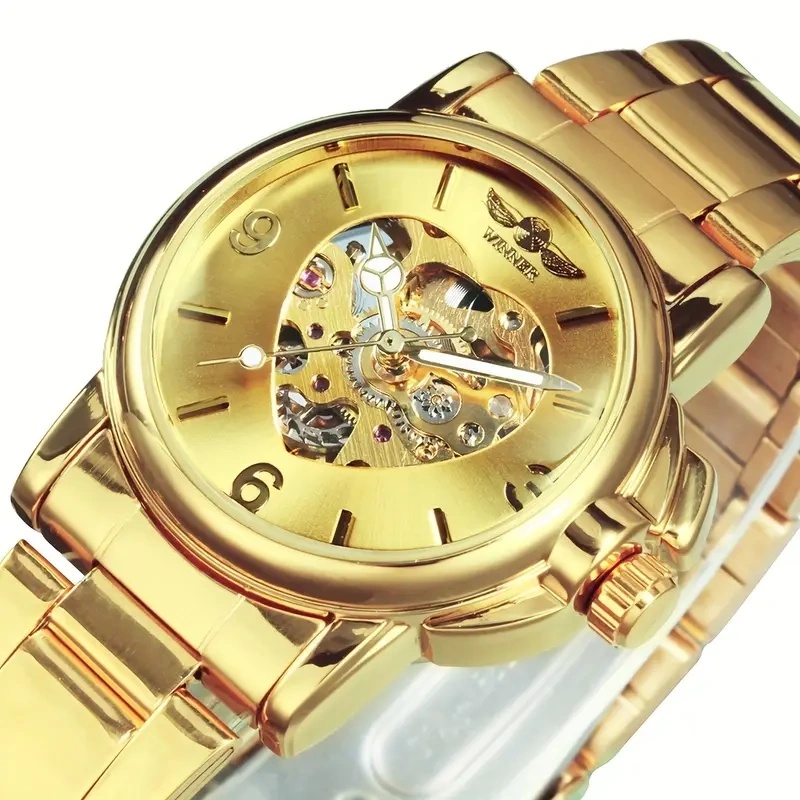 Skeleton Mechanical Watch - Elegant Women's Automatic Mechanical Watch -