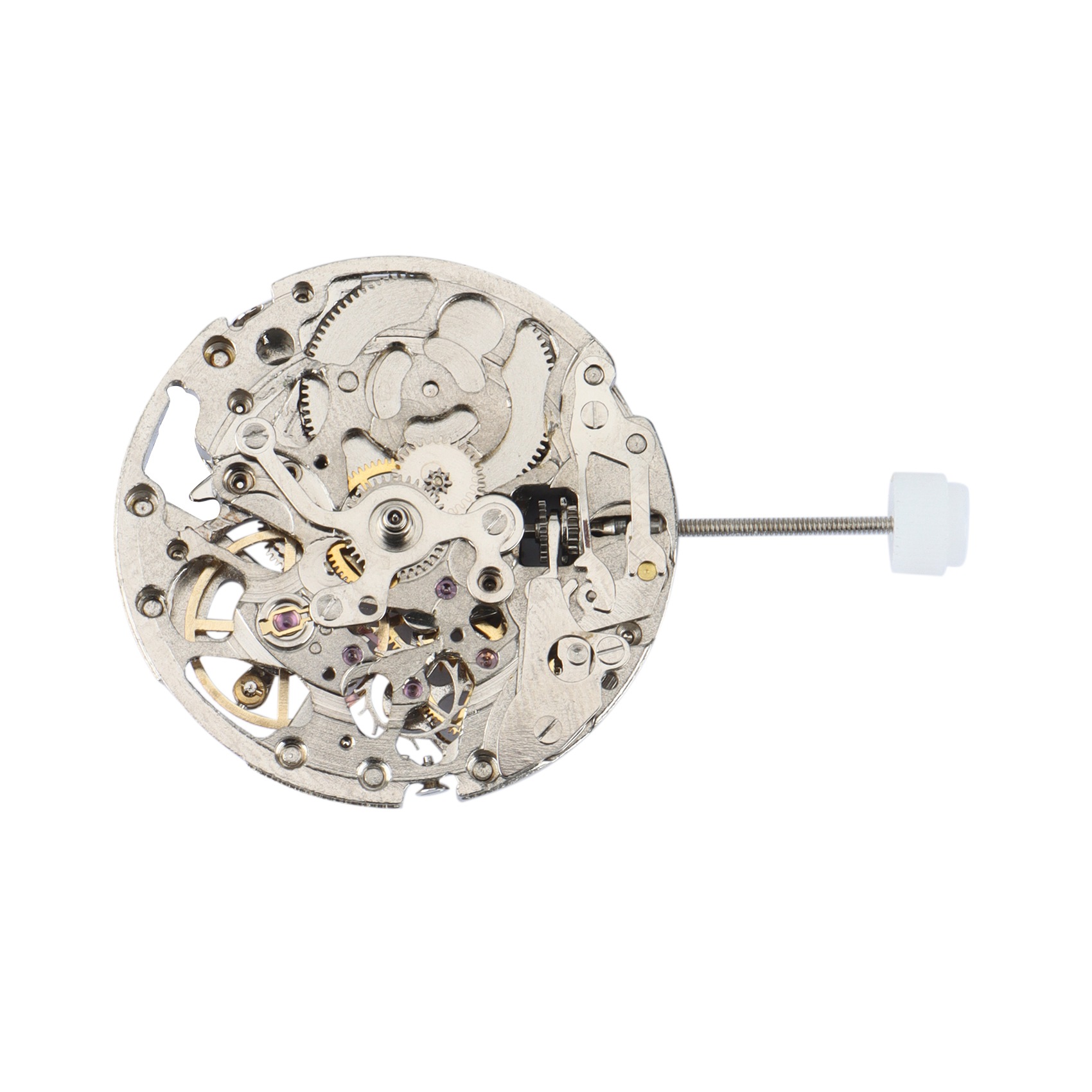 Skeleton Mechanical Watch - 25.6Mm 3-Hand Skeleton Self-Winding Automatic Mechanical
