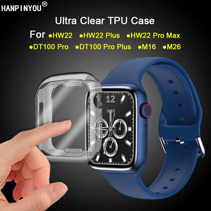 Watch Iwo - Full Cover Clear Soft Silicone TPU
