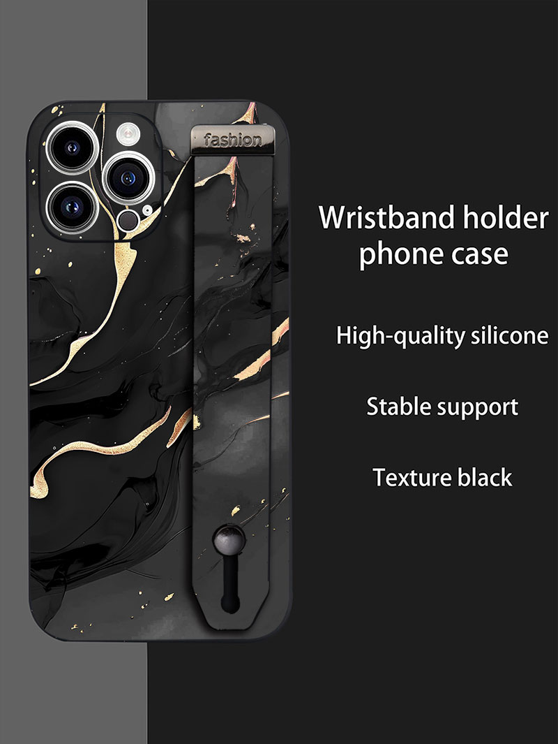 Samsung Galaxy Strap - Luxury Liquid Silicone Marble Pattern Wrist