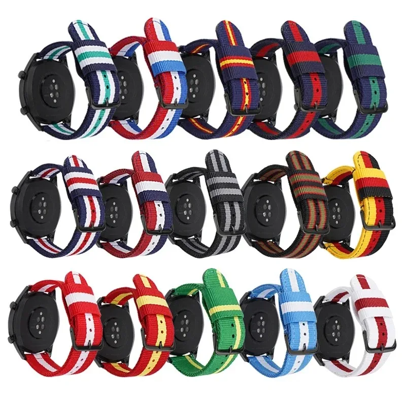 Nylon Watch Strap 20mm 22mm Qu - Nato Strap Nylon ulasan dan harga