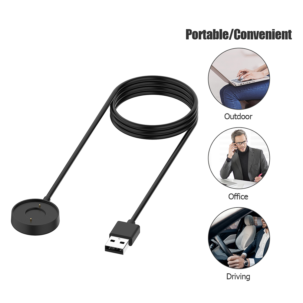 3 Feet USB Charger Cable Elega - Fossil Watches Smartwatch Charger ulasan dan harga