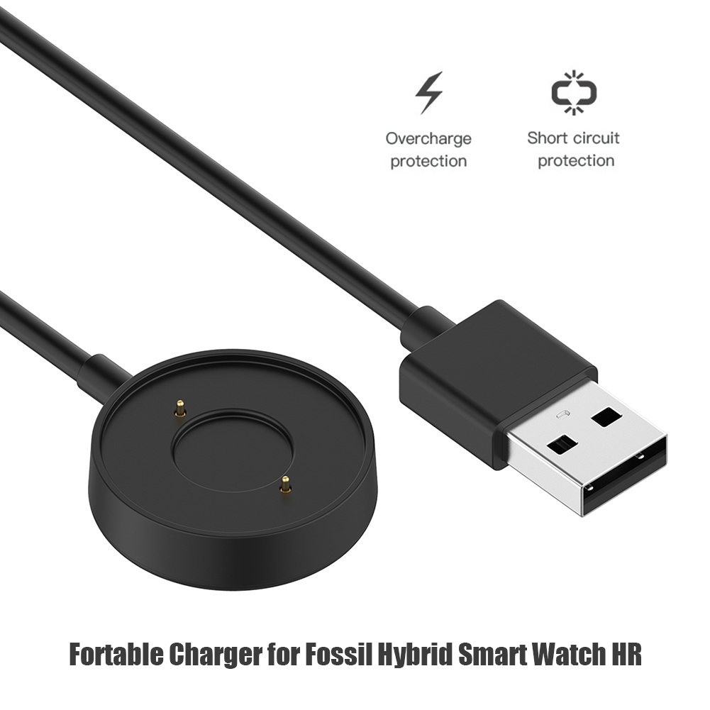 3 Feet USB Charger Cable Elega - Fossil Watches Smartwatch Charger ulasan dan harga