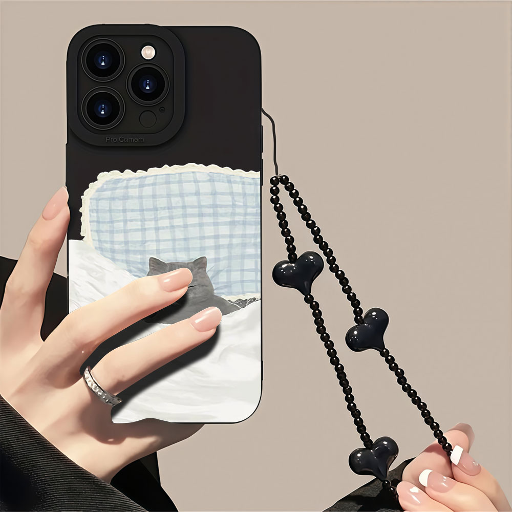 Anti-smudge Korean Cute Cat Ph - Samsung Galaxy Strap ulasan dan harga