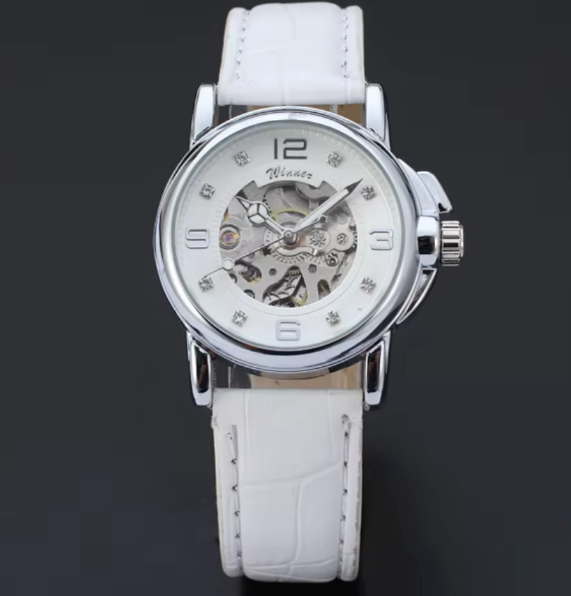 T-WINNER Elegant Women New Ske - Skeleton Mechanical Watch ulasan dan harga