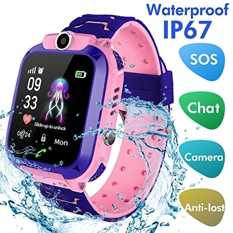 2G Kids Smart Watch SOS Call L - Smartwatch Digital Watches For Kids ulasan dan harga