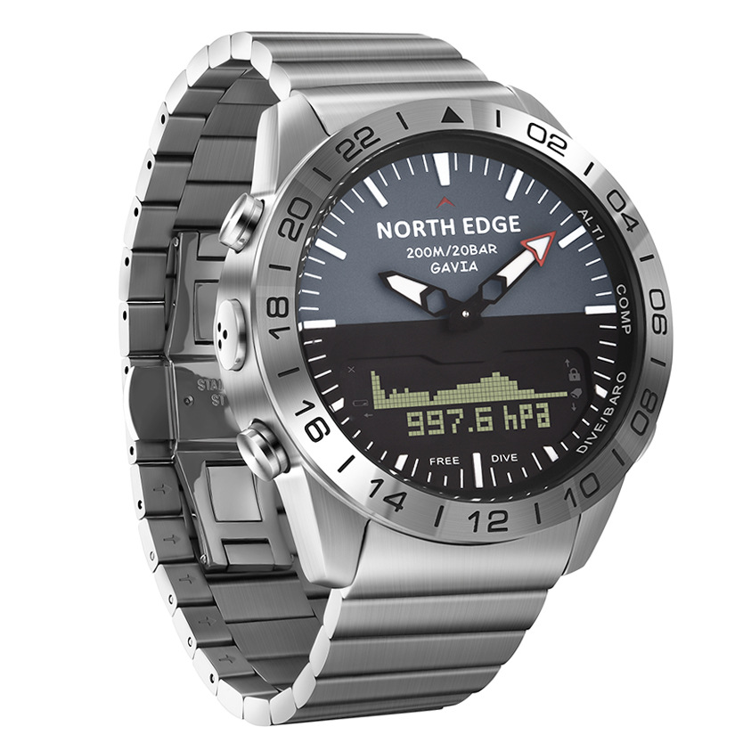 NORTH EDGE Luxury Men Smart Wa - Smartwatch Army Watches For Men ulasan dan harga