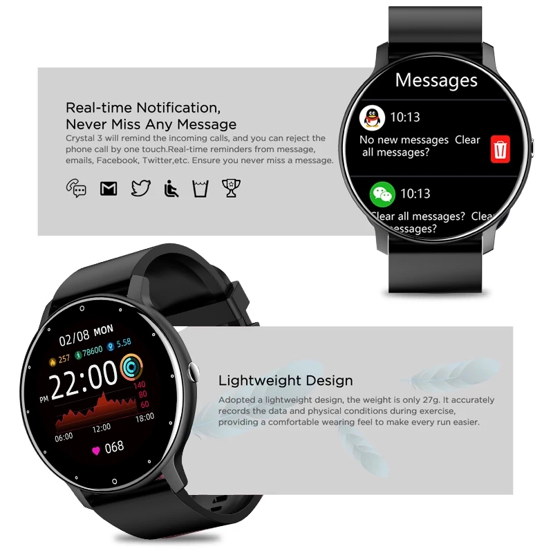 LIGE 2026 Smart Watch Women Me - Watch Iwo ulasan dan harga