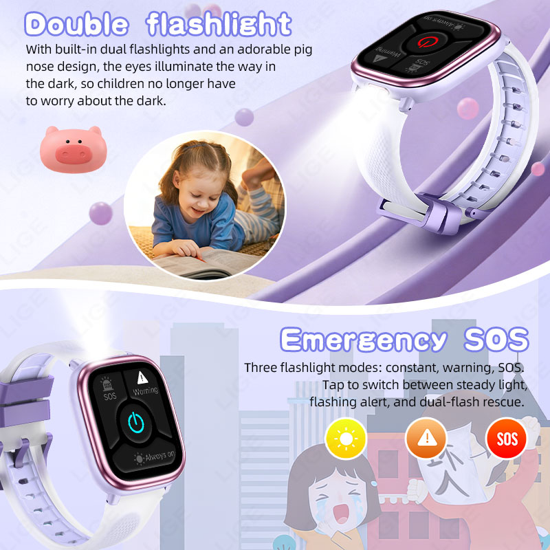 LIGE Children Girls Boys Prese - French Connection Watches Smartwatch App ulasan dan harga