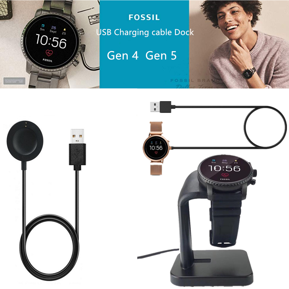 Charger For Fossil Gen 4 5 Sma - Fossil Watches Smartwatch Charger ulasan dan harga