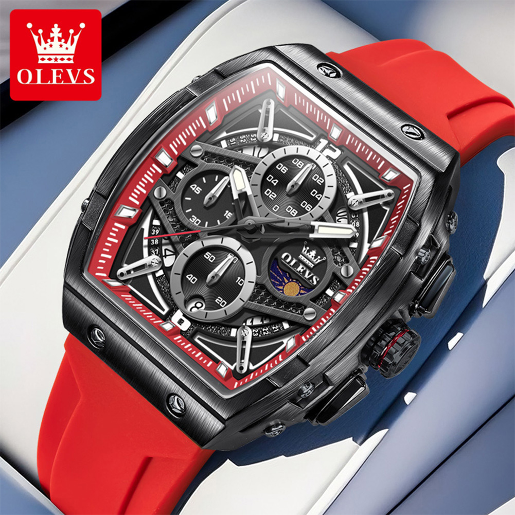 OLEVS 2975 Men's Watch Fashion - Skeleton Mechanical Watch ulasan dan harga
