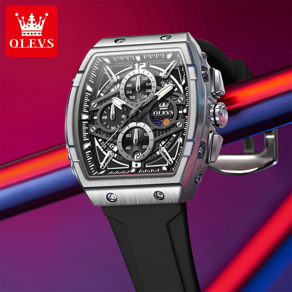 OLEVS 2975 Men's Watch Fashion - Skeleton Mechanical Watch ulasan dan harga