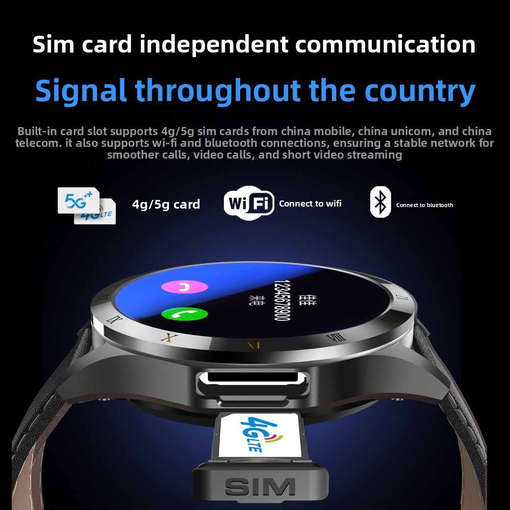 4G Smart Watch with SIM Card S - French Connection Watches Smartwatch App ulasan dan harga