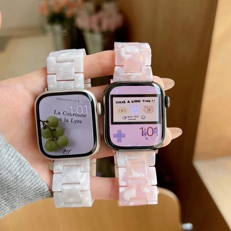 Luxury Resin strap for Apple W - Smartwatch Luxury Watches For Women ulasan dan harga