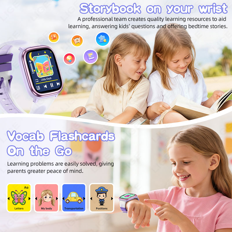 LIGE Kids Smart Watch 1.83inch - French Connection Watches Smartwatch App ulasan dan harga