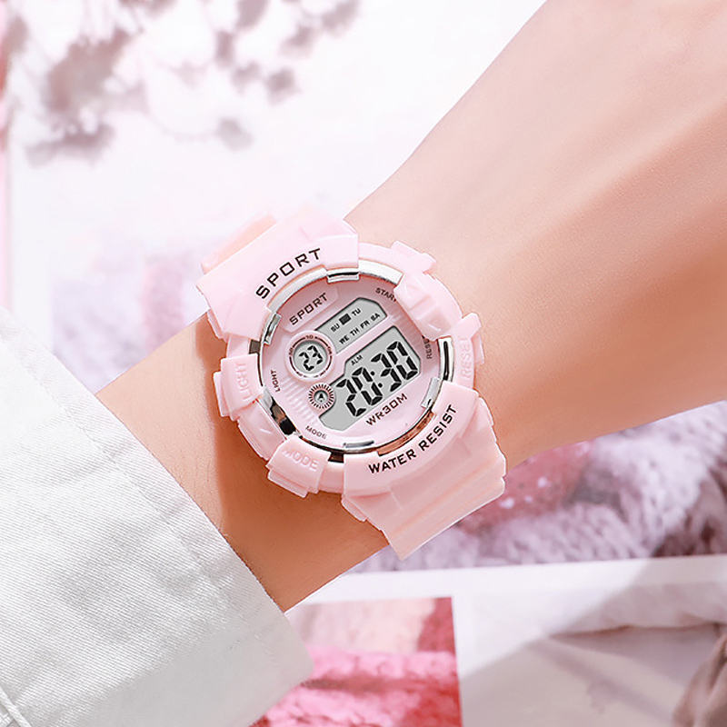 Fashion Kids Watches Luminous  - Smartwatch Digital Watches For Kids ulasan dan harga