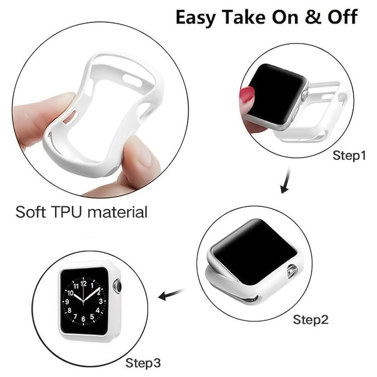 TPU Silicone Case For Huawei W - Smartwatch Watch Huawei ulasan dan harga