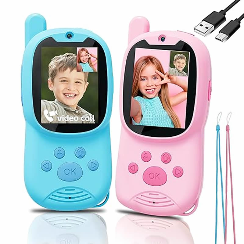 Walkie Talkies Cute 2Pack Rech - Smartwatch Digital Watches For Kids ulasan dan harga