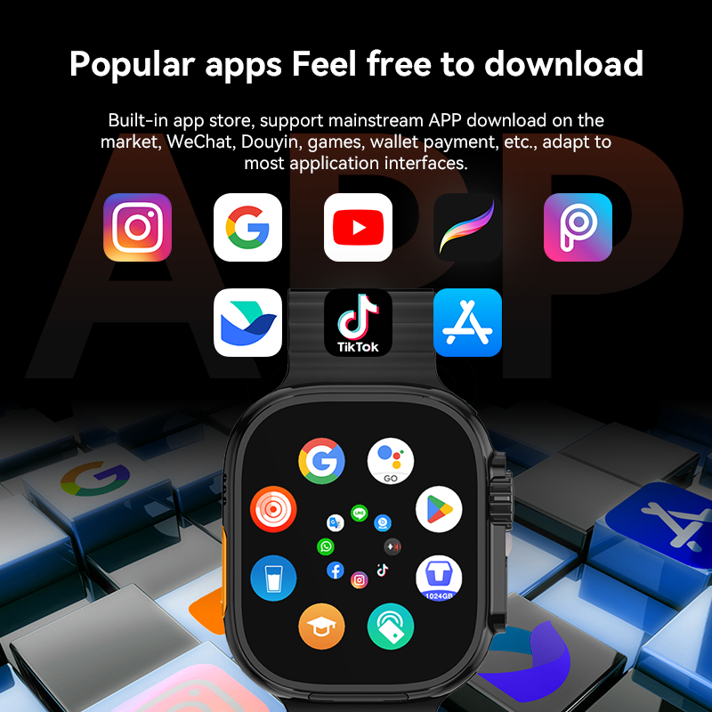 Smartwatch 4G SIM Card GPS Map - French Connection Watches Smartwatch App ulasan dan harga