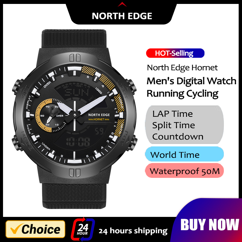 NORTH EDGE Mens Smart Watch Wo - Smartwatch Army Watches For Men ulasan dan harga