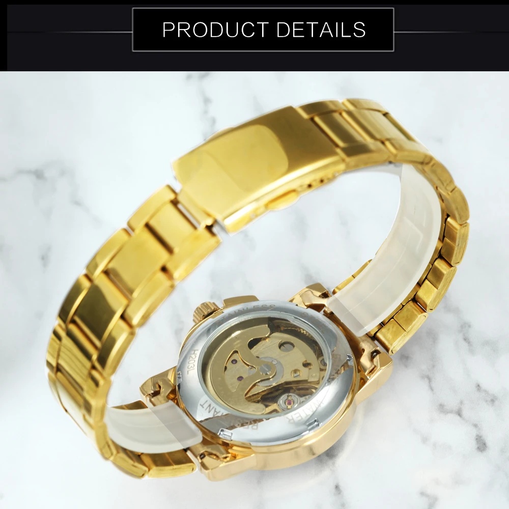 Women's Automatic Mechanical W - Skeleton Mechanical Watch ulasan dan harga