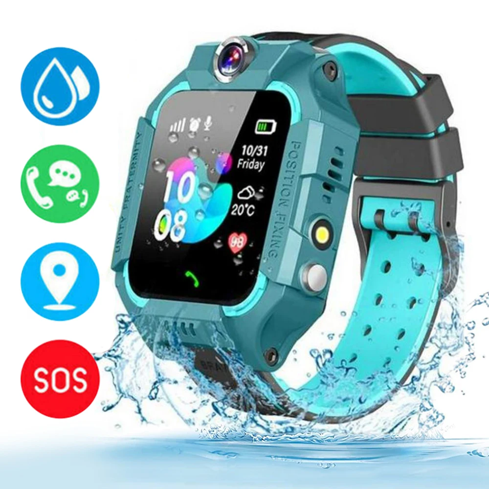 New Kids 2G Smart Watch SOS LB - Smartwatch Digital Watches For Kids ulasan dan harga