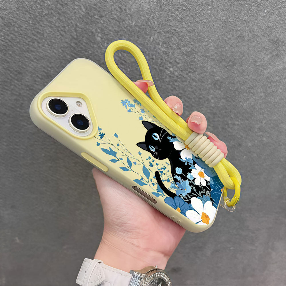Cat Cute Floral Korean Phone C - Samsung Galaxy Strap ulasan dan harga