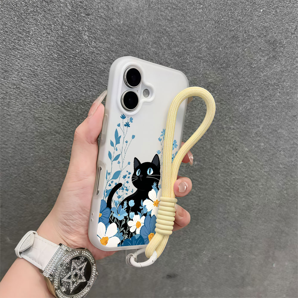 Cat Cute Floral Korean Phone C - Samsung Galaxy Strap ulasan dan harga