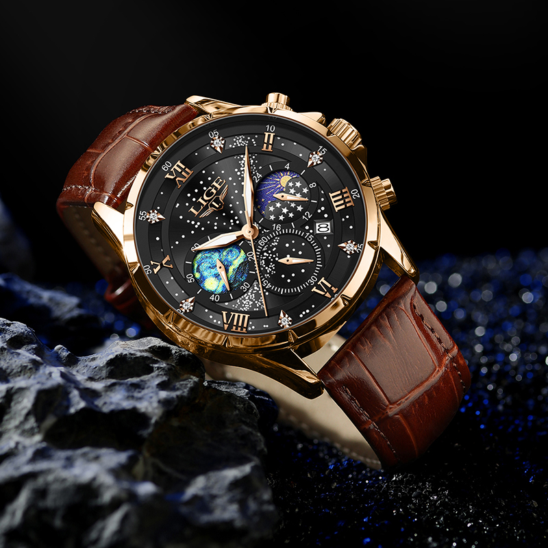 LIGE 2026 Top Luxury Brand Men - Smartwatch Army Watches For Men ulasan dan harga