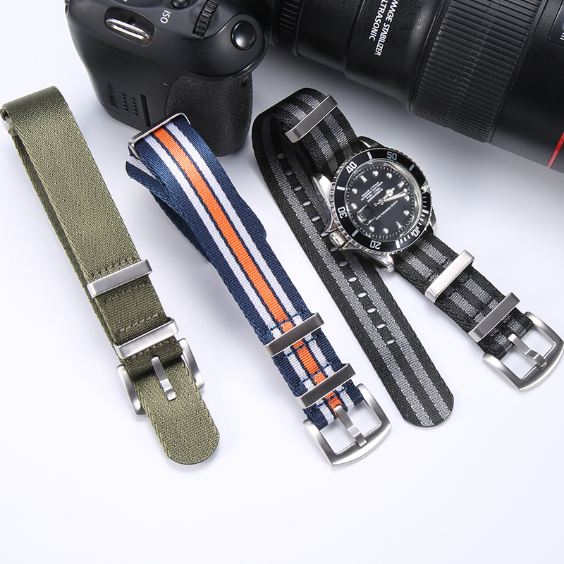 High End Soft Nylon Replacemen - Nato Strap Nylon ulasan dan harga