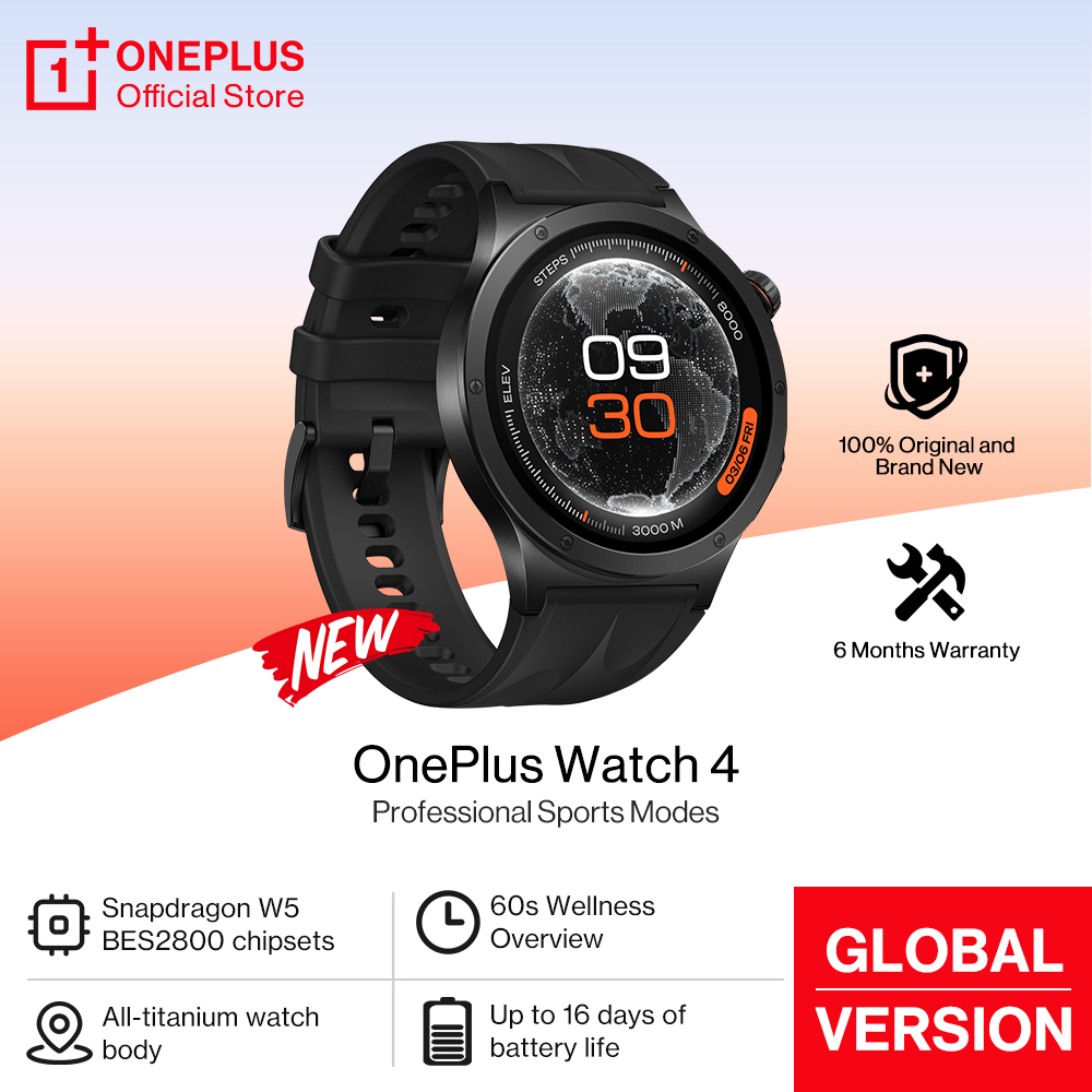 All New OnePlus Watch 4 Global - Smartwatch Oneplus Watches ulasan dan harga