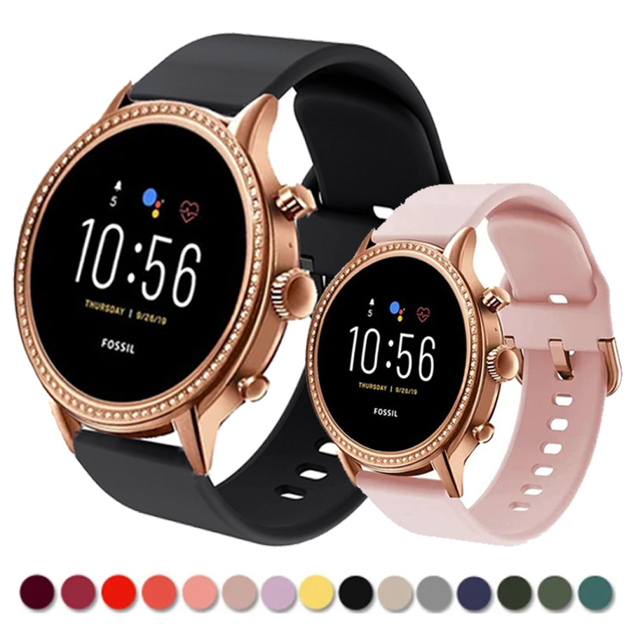 Silicone Strap For Fossil Wome - Fossil Watches Smartwatch Gen 4 ulasan dan harga