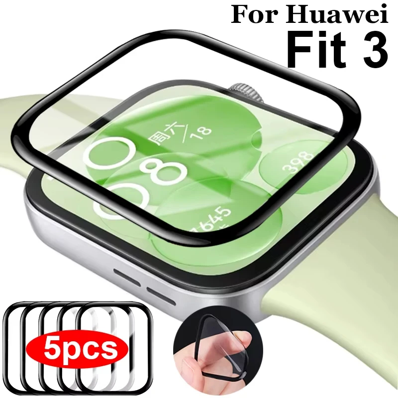 1-5Pcs 9D Curved Film For Huaw - Smartwatch Watch Huawei ulasan dan harga