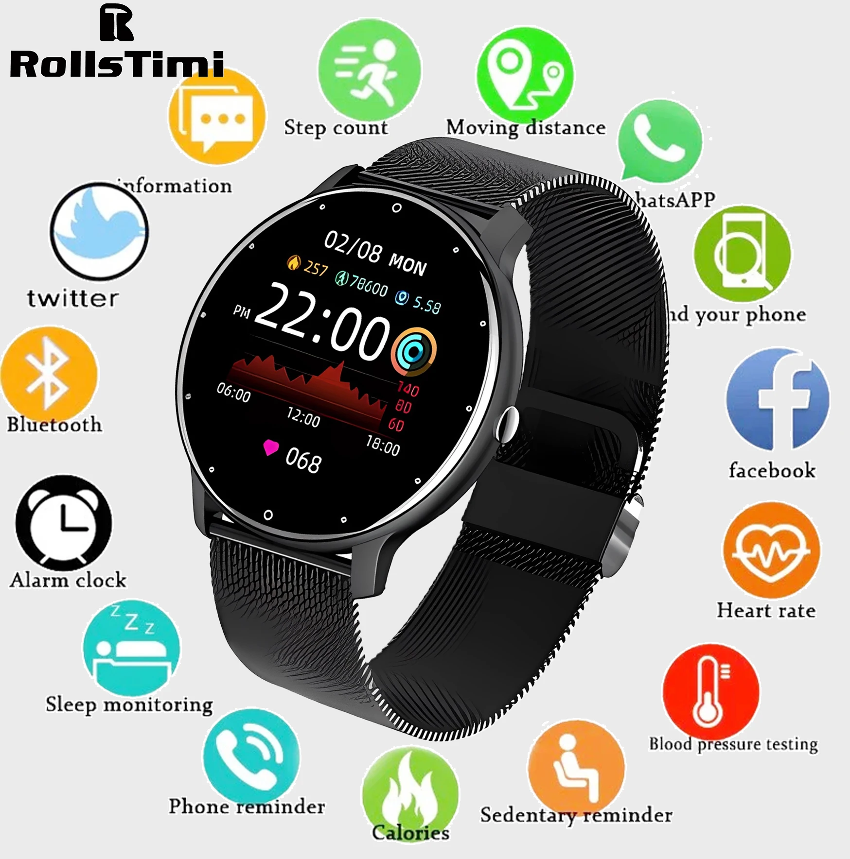 Smart Watch Men Bluetooth Call - Watch Iwo ulasan dan harga