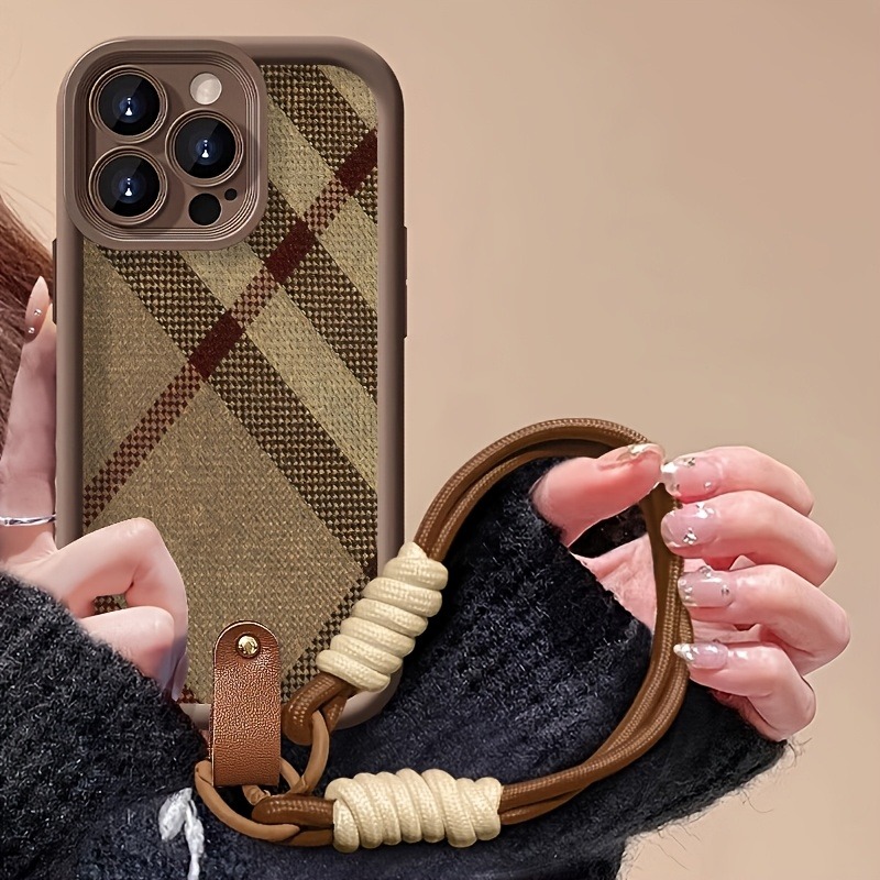 Brown Stripes Lanyard Strap Ro - Samsung Galaxy Strap ulasan dan harga