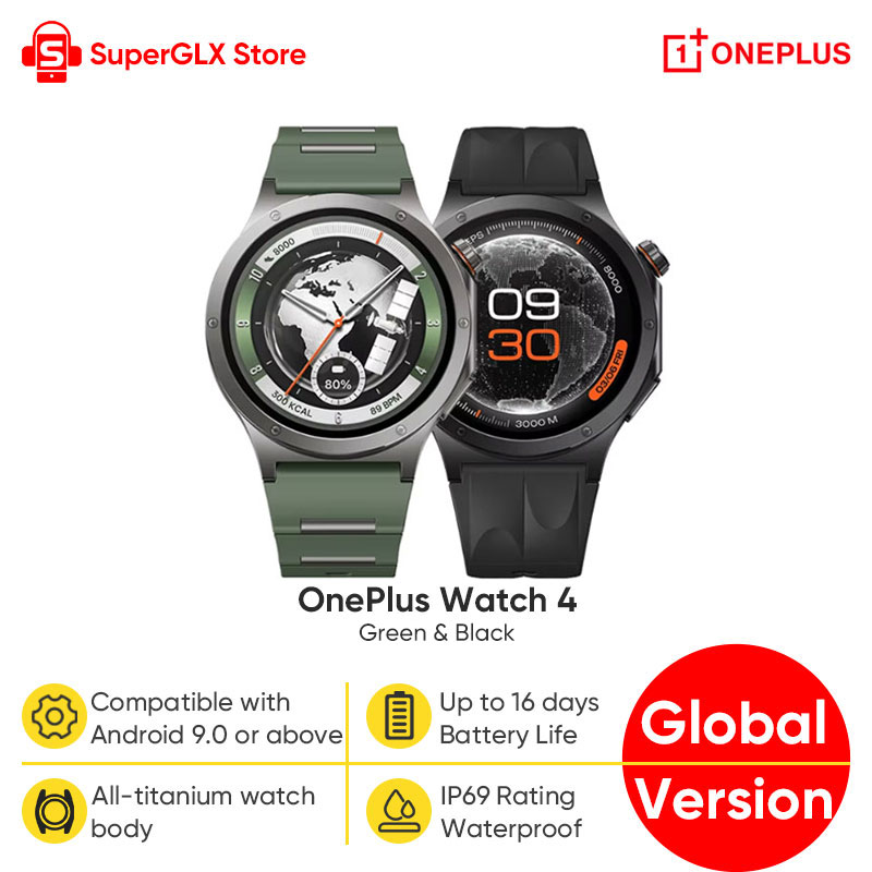 Global Version OnePlus Watch 4 - Watch Esim ulasan dan harga