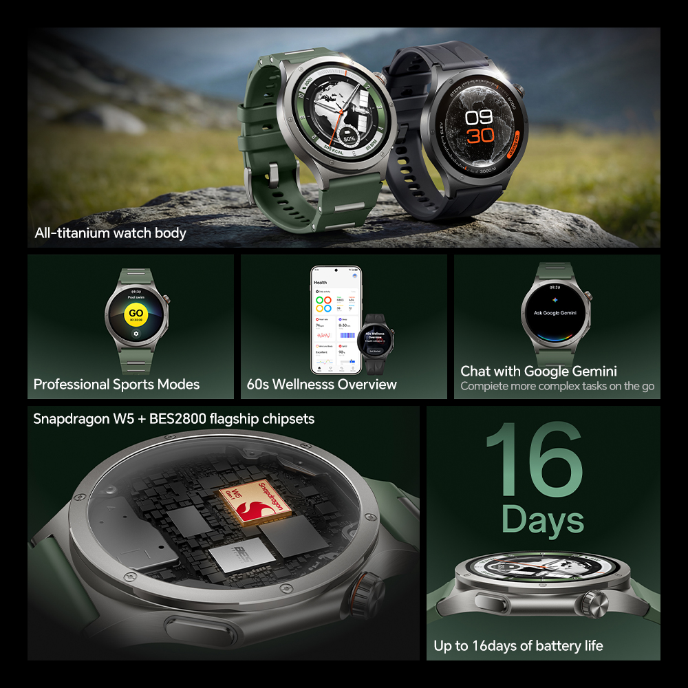 Global Version OnePlus Watch 4 - Watch Esim ulasan dan harga