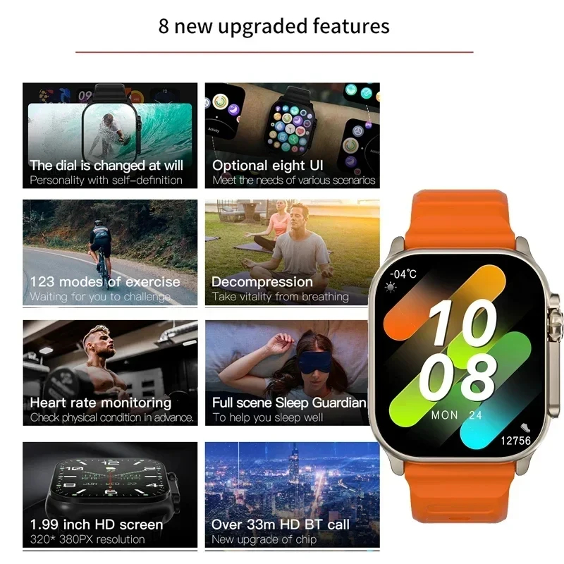 Lenovo Smart Watch T900 Ultra  - Watch Iwo ulasan dan harga