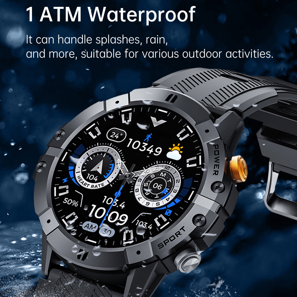 Outdoor Military Smart Watch B - Watch Iwo ulasan dan harga