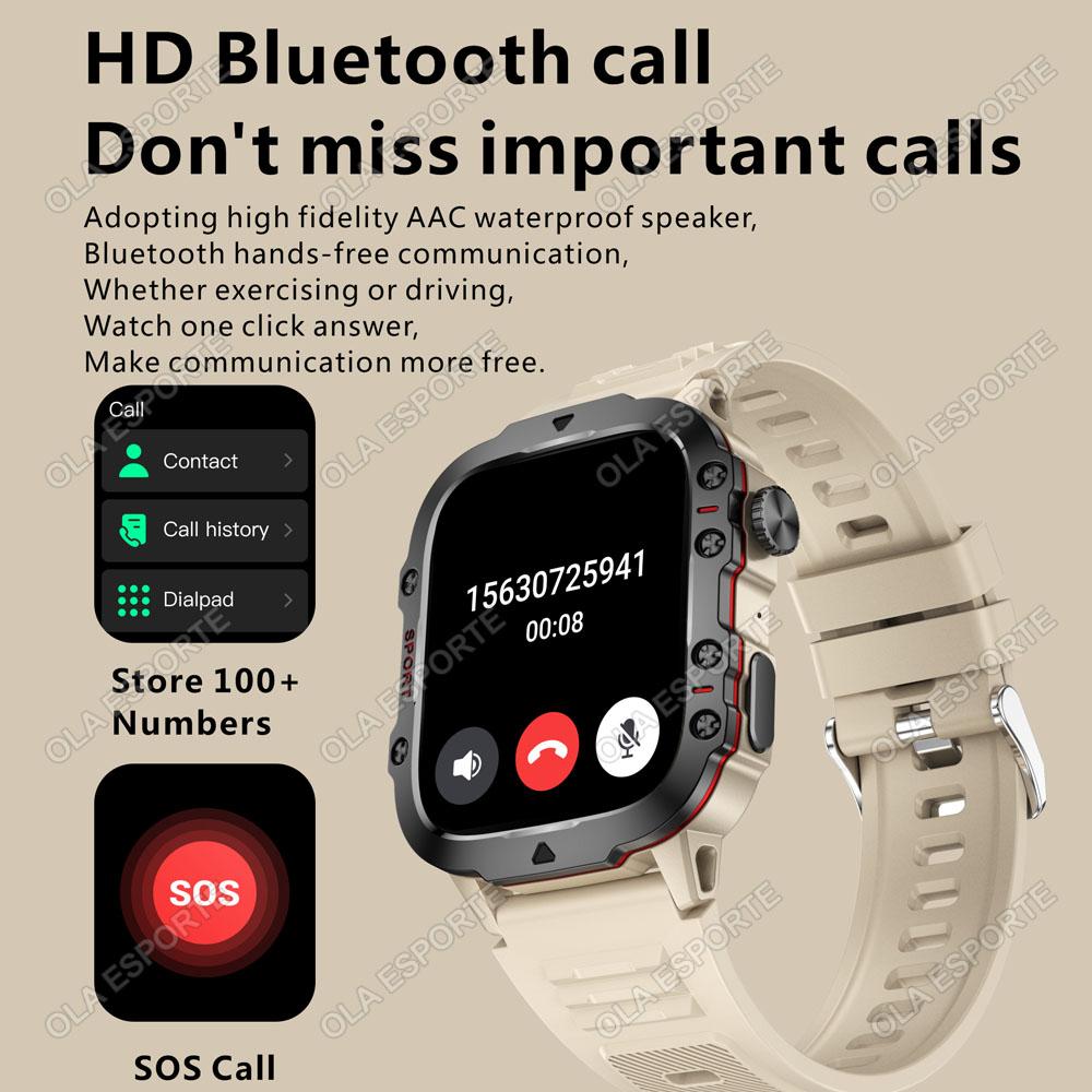 2025 New Military Smart Watch  - Watch Iwo ulasan dan harga