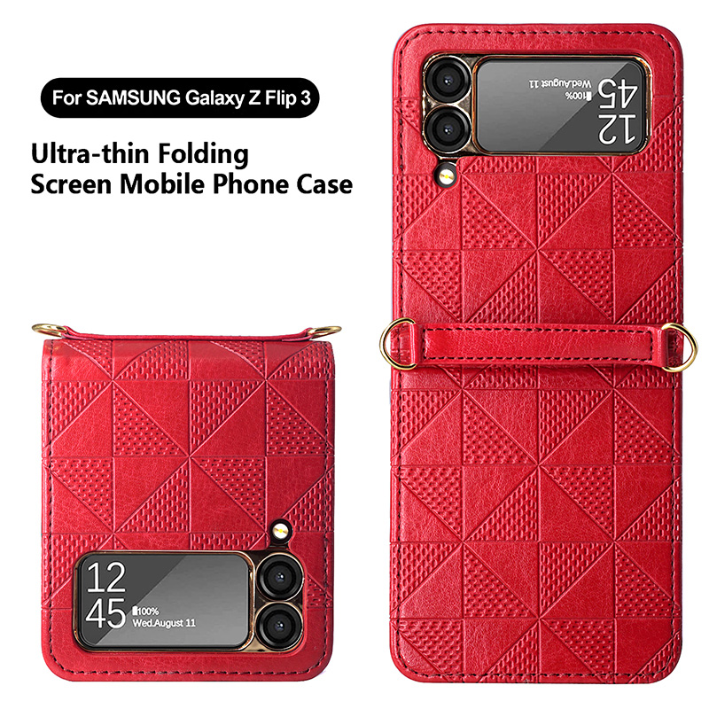 PU Leather Flip Phone Case For - Samsung Galaxy Strap ulasan dan harga