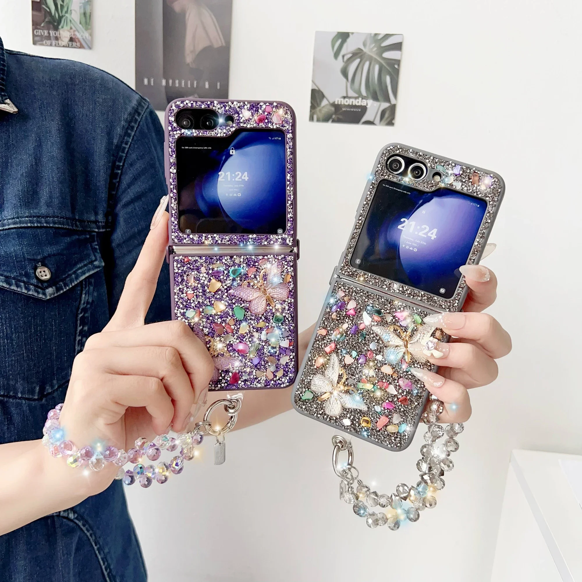 Luxury Glitter Phone Case For  - Samsung Galaxy Strap ulasan dan harga