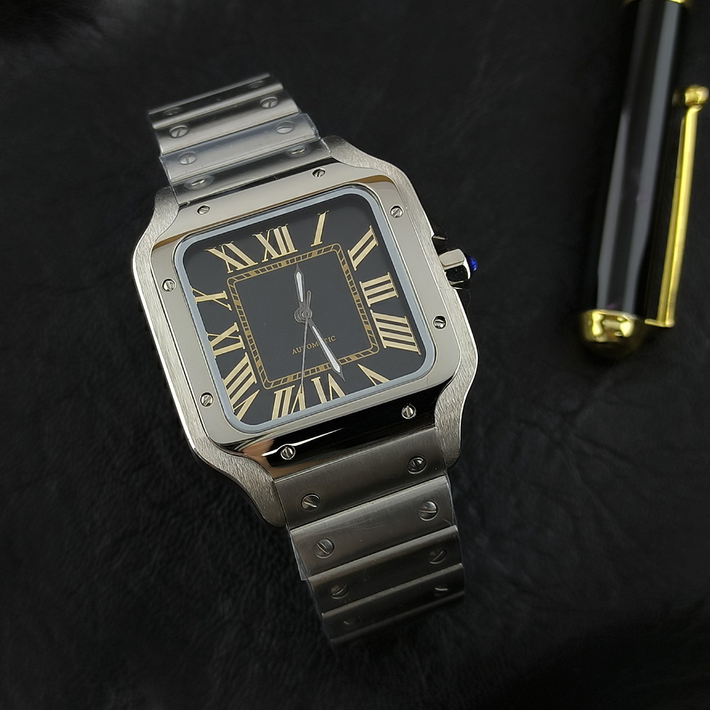High quality NH35 watch stainl - Skeleton Mechanical Watch ulasan dan harga