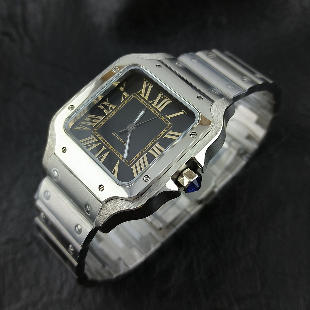 High quality NH35 watch stainl - Skeleton Mechanical Watch ulasan dan harga