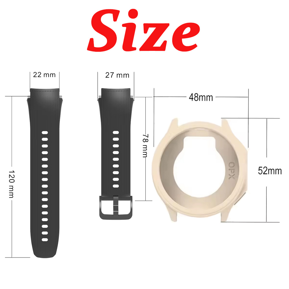 Silicone Watch Case & Strap fo - Smartwatch Oneplus Watches ulasan dan harga